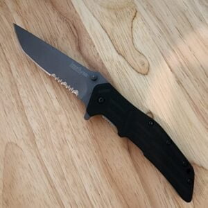 Kershaw RJII 1980ST Tanto, Partially Serrated Folder knives for sale