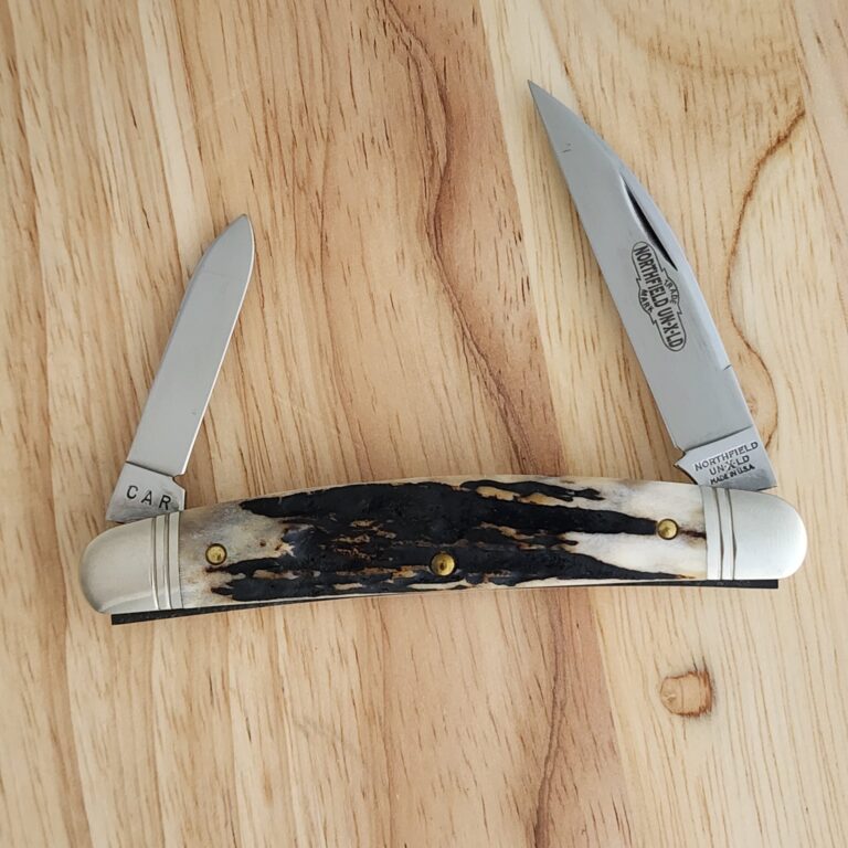 Great Eastern Cutlery Easy Pocket Congress Knife with Sambar Stag handles # 620220 knives for sale