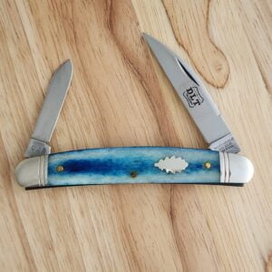 Great Eastern Cutlery Easy Pocket Congress Knife with Blue Camel Bone handles #620220 knives for sale