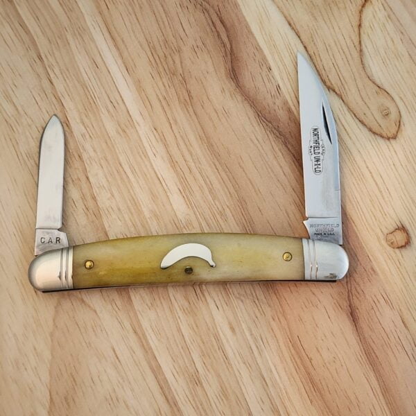 Great Eastern Cutlery Easy Pocket Congress Knife with Ripe Banana Camel Bone handles # 620220 knives for sale