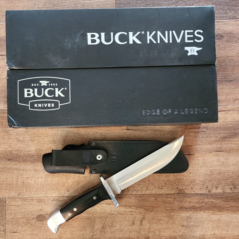 Buck USA Frontiersman 012BKSLE-B 2022 Sheath Knife knives for sale