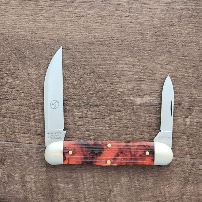 GEC #340223 Smoked Amber Texcrylic knives for sale