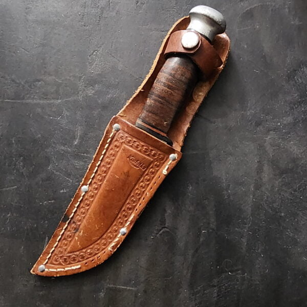 Kinfolks Vintage Fixed Blade in Stacked Leather