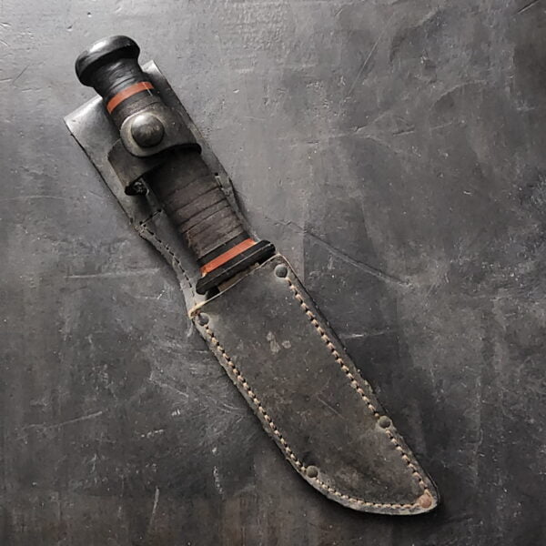 Kinfolks USA Vintage Fixed Blade in Stacked Leather