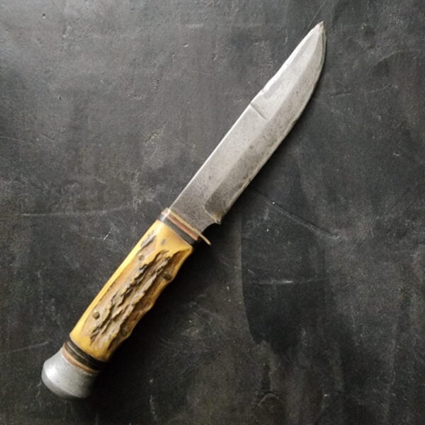 YORK Cutlery Co. 512 Solingen Germany Vintage Fixed Blade in Stag knives for sale