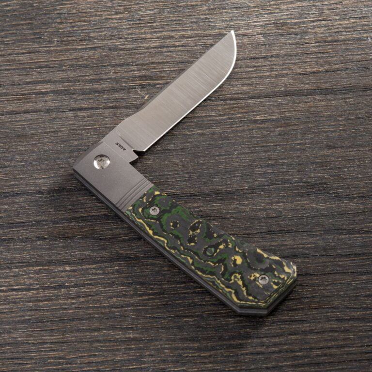 Jack Wolf Pioneer Jack Farmer's Knife in Fat Carbon Toxic Storm
