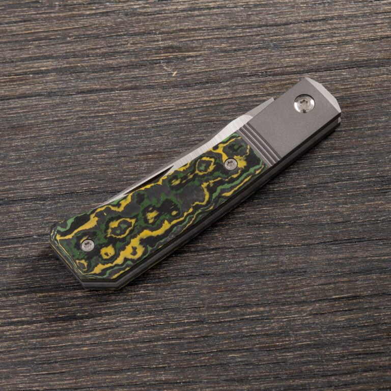 Jack Wolf Pioneer Jack Farmer's Knife in Fat Carbon Toxic Storm