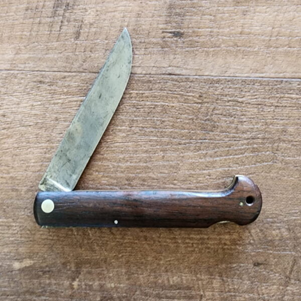 German Vintage folding knife Circa 1930's-1940's Wood Handle Lockback knives for sale