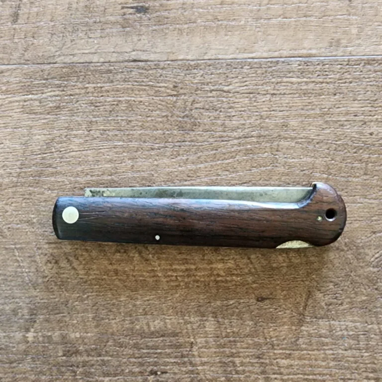 German Vintage folding knife Circa 1930's-1940's Wood Handle Lockback knives for sale