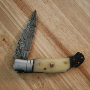 Damascus Folding Knife knives for sale