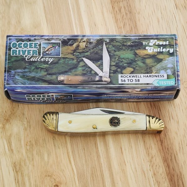 Ocoee River Peanut in Ox Horn knives for sale
