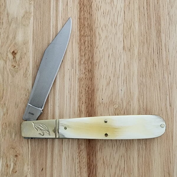 Ocoee River Ox Horn Barlow knives for sale