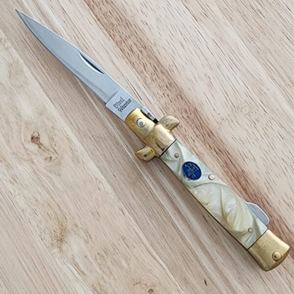 Steel Warrior by Frost Cutlery Imitation Pearl Stiletto knives for sale