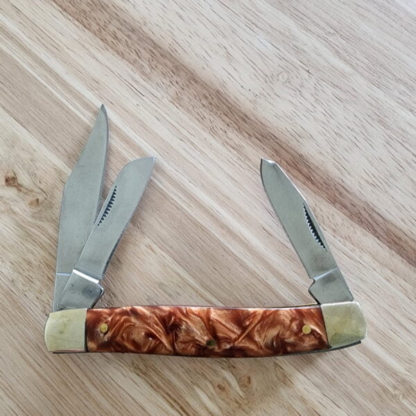 Frost Cutlery Wild Turkey Whiskey River Resin Stockman