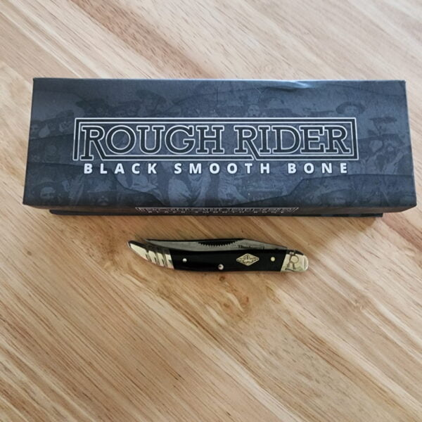Rough Ryder Black Smooth Bone Tiny Toothpick RR1788 knives for sale