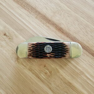 Rough Ryder 2 Blade Sunfish in Brown Jigged Bone knives for sale