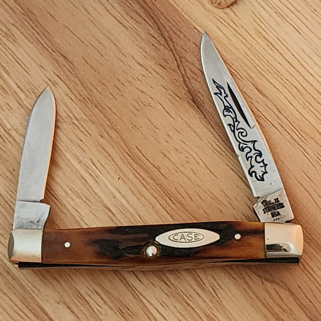 CASE XX, 5233 Ss, Vintage, One Blade And Scissors, Stag Handle #Y141 $52.00  - PicClick