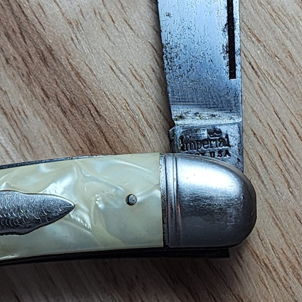 Lot Of 3 Vintage Pocket Knives Imperial 2170537, Hammer Brand Fish