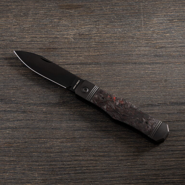 Jack Wolf Vampire Jack 02 Fat Carbon Dark Red Matter knives for sale