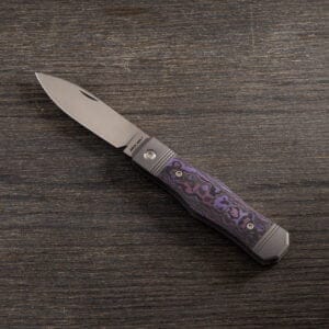 Jack Wolf Vampire Jack 02 Fat Carbon Purple Haze knives for sale