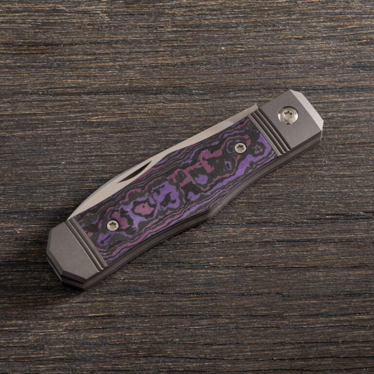 Jack Wolf Vampire Jack 02 Fat Carbon Purple Haze knives for sale