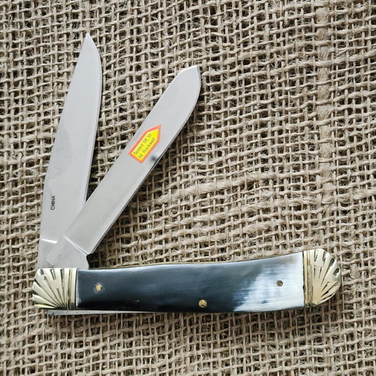 Frost Cutlery Ox Horn Trapper knives for sale