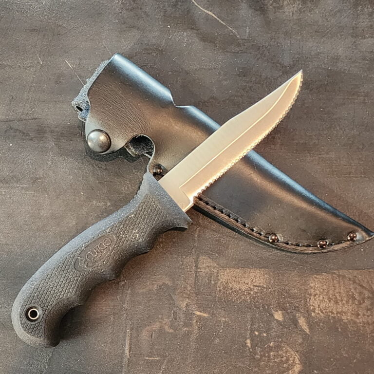 Cutco5719 KD Olean NY USA Sheath Knife Serrated, gently used knives for sale