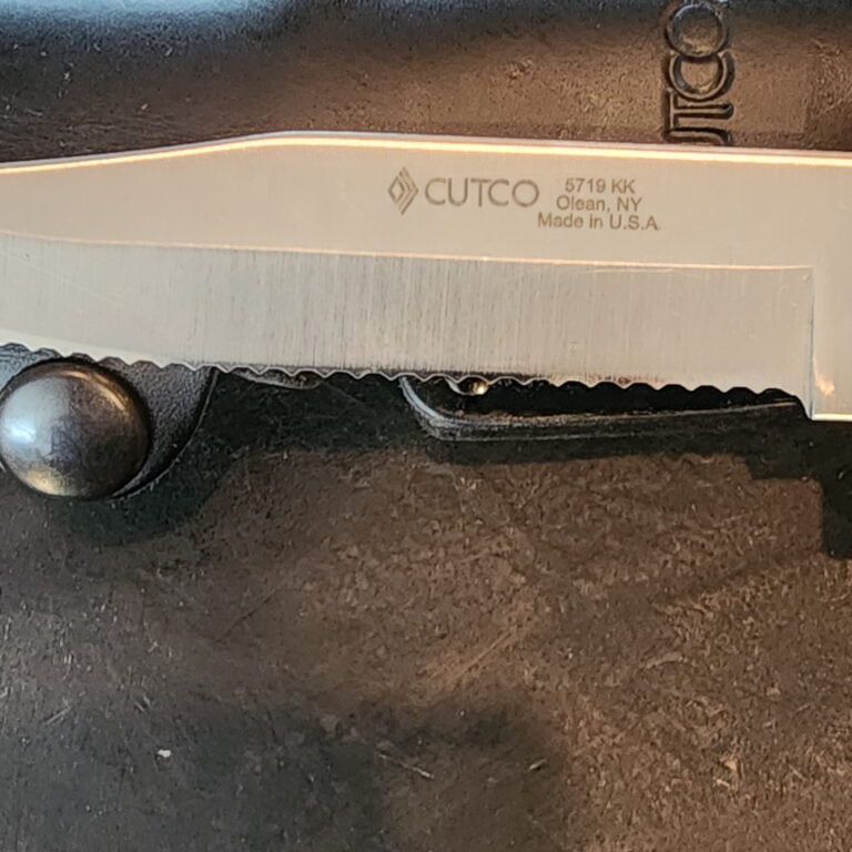 Cutco5719 KD Olean NY USA Sheath Knife Serrated, gently used knives for sale