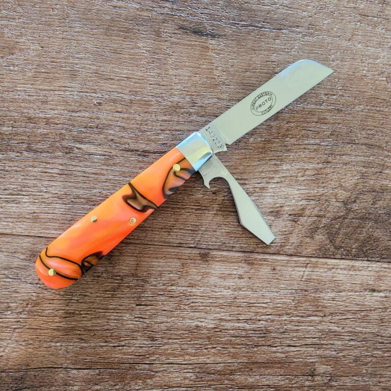 Great Eastern Cutlery #143223 Orange Crush Prototype knives for sale