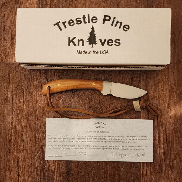 Trestle Pines Knives Old Growth Maple "Buddy" knives for sale