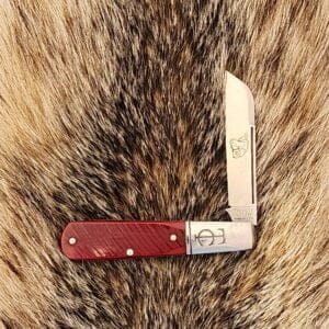 Great Eastern Cutlery #153117 Cranberry Sawcut Bone knives for sale