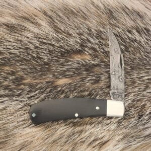 Tuna Valley Cutlery Phoenix Jack Gabon Ebony Damascus 1 of 70 knives for sale