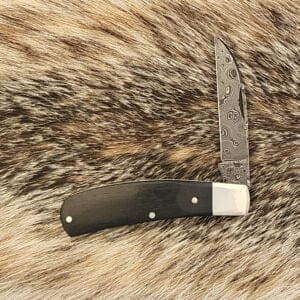 Tuna Valley Cutlery Phoenix Jack Gabon Ebony Damascus 1 of 70 knives for sale