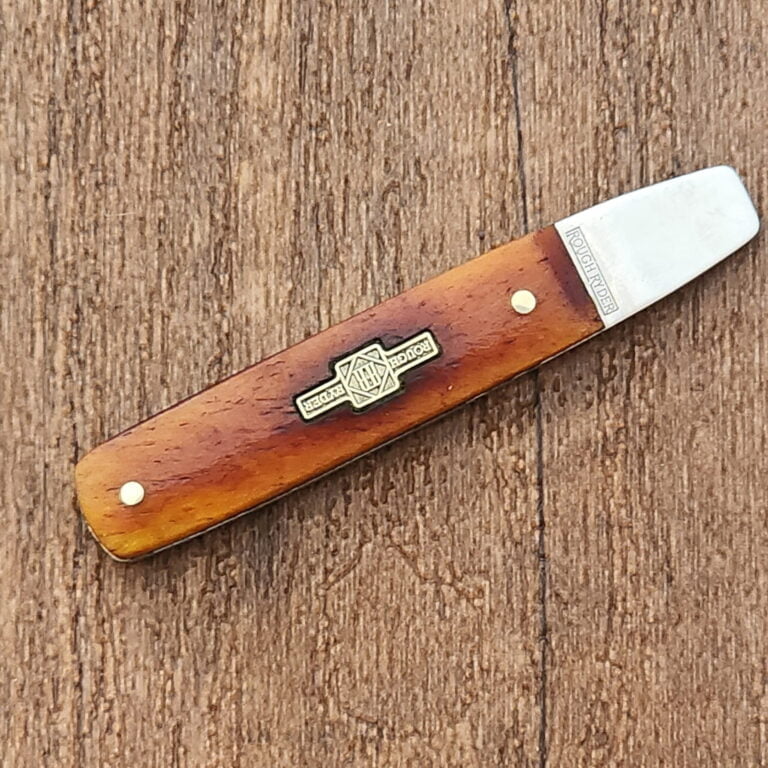 Rough Ryder Blade Key RR1092 Smooth Brown Bone knives for sale
