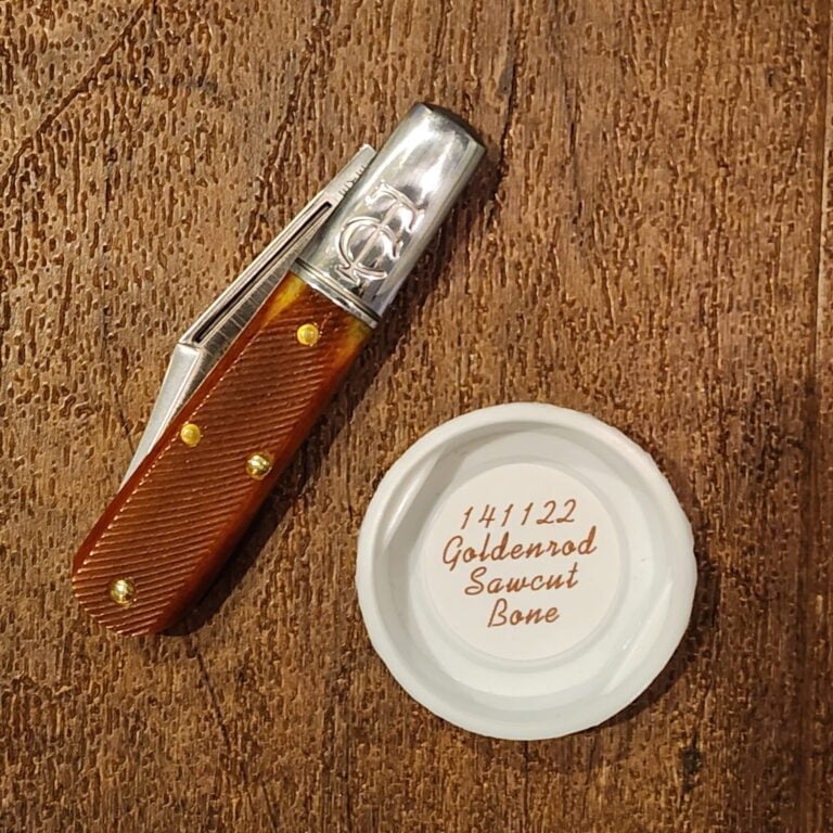 Great Eastern Cutlery #141122 Goldenrod Sawcut Bone knives for sale