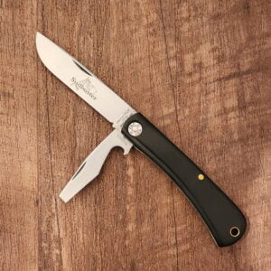 Great Eastern Cutlery #715222 Black Linen Micarta knives for sale