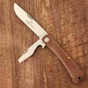 Great Eastern Cutlery #715222 Natural Canvas Micarta knives for sale