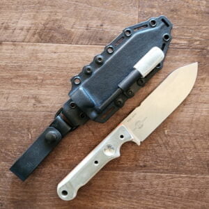 White River Fire Craft 5 with Kydex Sheath and Fire Starter (FC5) knives for sale