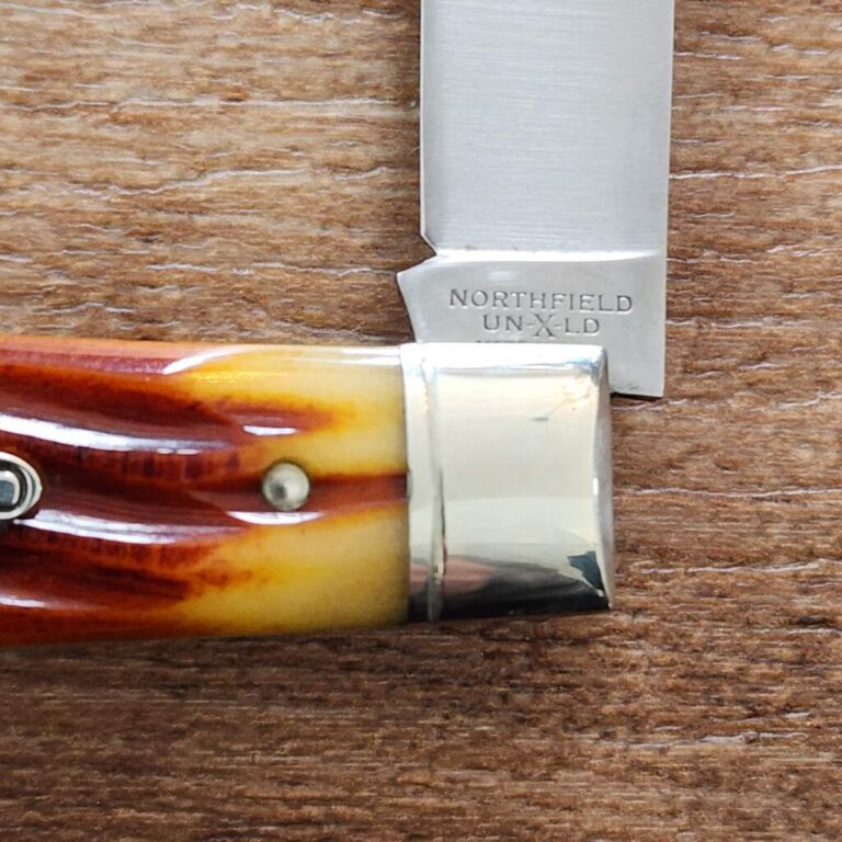 Great Eastern Cutlery #734112 T Antique Amber Jigged Bone (1 of 2 made per GEC production schedule) knives for sale