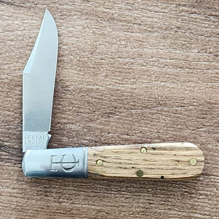 Great Eastern Cutlery #252123 Red Sawcut Bone knives for sale