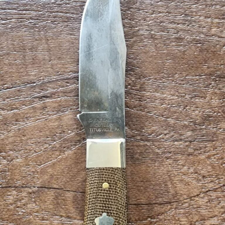 Great Eastern Cutlery #331220Antique Yellow Jigged Bone Conductor (1 of 8) knives for sale