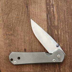 Chris Reeve Knives Small Sebenza 21 Plain Drop Point S35VN/ Titanium USED knives for sale