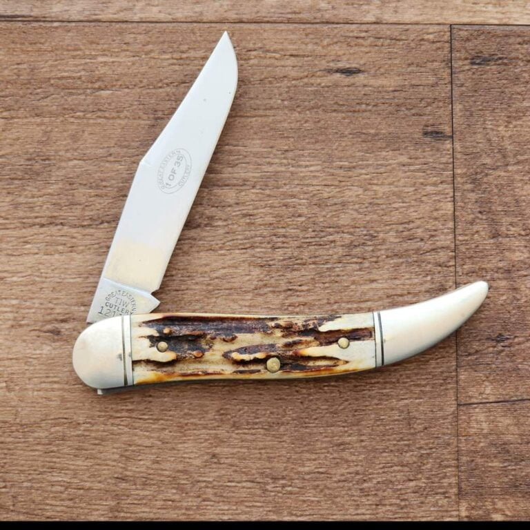 Great Eastern Cutlery Northfield 121111 Sambar Stag "Toothpick" SN 16 knives for sale