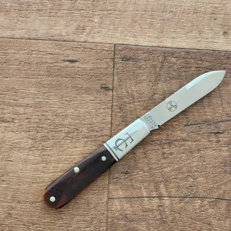 Great Eastern Cutlery #493121 Garnet Jigged Bone knives for sale