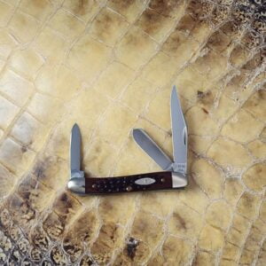 Case XX 087PE 3 Blade Delrin Stockman 1976 USA 4 Dot Nickle Silver Bolsters knives for sale