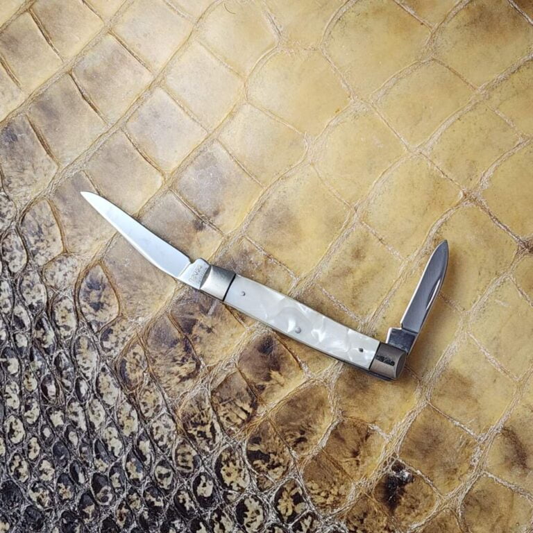 Case XX 92033 SS MOP 1979 2 Blade 1 Dot Pen Knife knives for sale