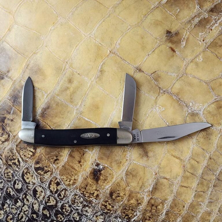 Case XX 087 HE Delrin 3 Blade 1 Dot USA 1979 knives for sale