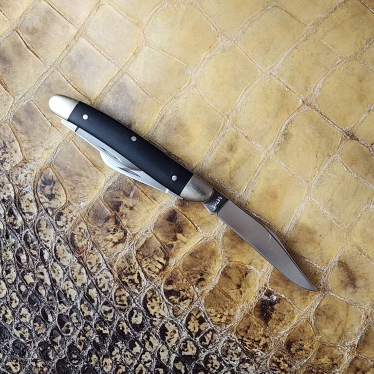 Case XX 087 HE Delrin 3 Blade 1 Dot USA 1979 knives for sale