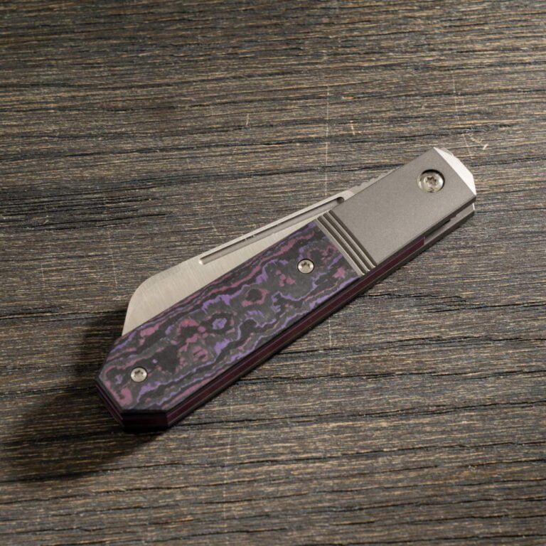 Jack Wolf AFTER HOURS JACK - FAT CARBON PURPLE HAZE knives for sale