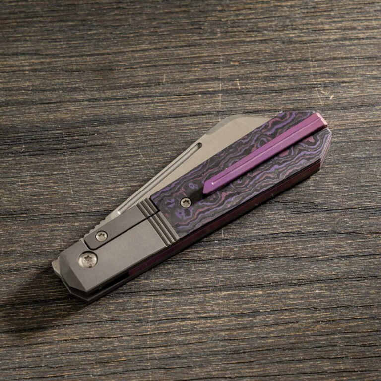 Jack Wolf AFTER HOURS JACK - FAT CARBON PURPLE HAZE knives for sale